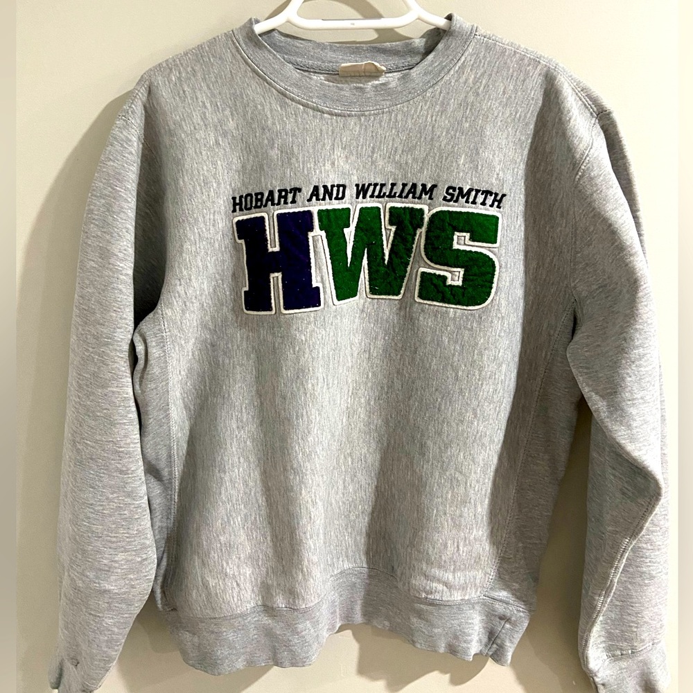 Light grey crew neck
